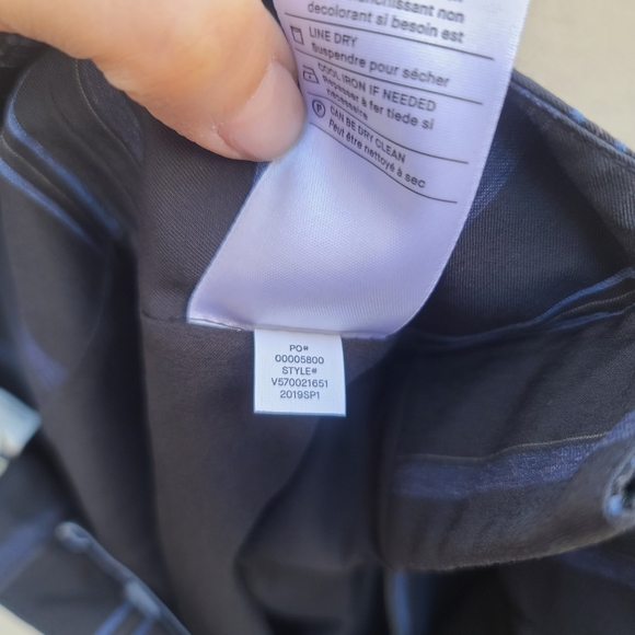 Vince | Dobby Stripe Belted Wide Leg Pants Size 4 - Picture 12 of 12